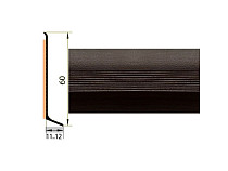 Плинтус Плинтус алюминиевый Русский профиль 60мм ДЕКОРАТИВНОЕ ПОКРЫТИЕ дуб гринвич фото 1 | FLOORDEALER