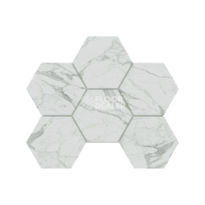 Керамогранит Montis Мозаика Hexagon 25x28,5 Мозаика mn 01 Hexagon 25x28,5 полир. фото 1 | FLOORDEALER