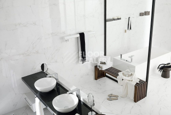 Marmol Carrara 596x596 Carrara Blanco Brillo L 59,6x59,6 фото 9 | FLOORDEALER