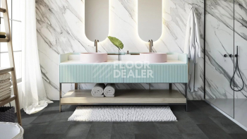 AW Invictus Maximus Tile SPC Hudson Stone Graphit фото 2 | FLOORDEALER