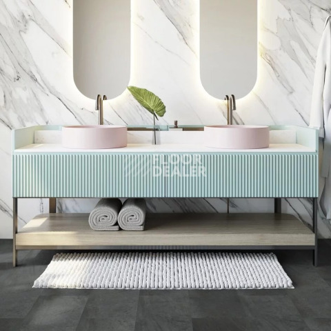 AW Invictus Maximus Tile SPC Hudson Stone Graphit фото 2 | FLOORDEALER