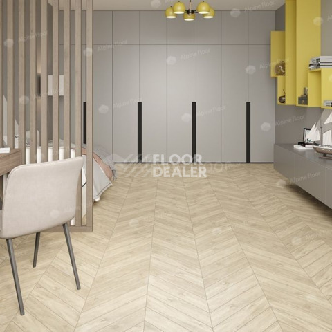 Alpine Floor Chevron 5мм SPC ламинат Сонома ECO 18-7 фото 3 | FLOORDEALER