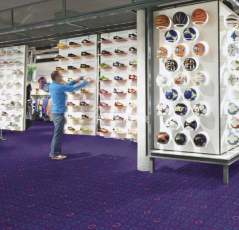 Forbo Flotex Vision Shape 530002 (Spin) Berry фото 2 | FLOORDEALER