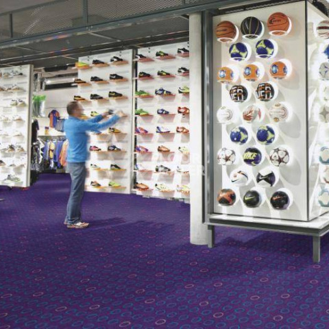 Forbo Flotex Vision Shape 530002 (Spin) Berry фото 2 | FLOORDEALER