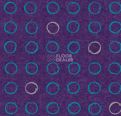 Ковролин Flotex Vision Shape 530002 (Spin) Berry фото 1 | FLOORDEALER