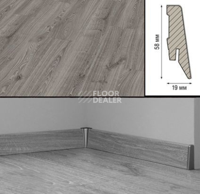 Плинтус Плинтус МДФ Kronotex ламинированный D3571 Плинтус ламинированный МДФ Kronotex Дуб Таймлесс серый фото 1 | FLOORDEALER