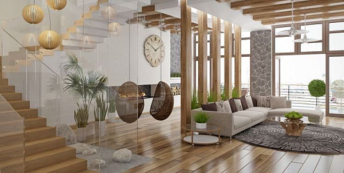 Интерьер в эко-стиле. Какое напольное покрытие выбрать?