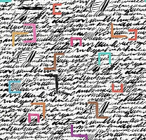 Ковролин Forbo Flotex by Galeote 340003 f Scribble Dibujar фото 1 | FLOORDEALER