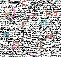 Ковролин Forbo Flotex by Galeote 340003 f Scribble Dibujar фото 1 | FLOORDEALER