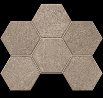 Керамогранит Gabbro Мозаика Hexagon 25x28,5x10 Мозаика gb 02 Hexagon 25x28,5 непол. фото 1 | FLOORDEALER
