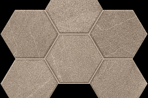 Керамогранит Gabbro Мозаика Hexagon 25x28,5x10 Мозаика gb 02 Hexagon 25x28,5 непол. фото  | FLOORDEALER