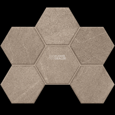 Gabbro Мозаика Hexagon 25x28,5x10 Мозаика gb 02 Hexagon 25x28,5 непол. фото 1 | FLOORDEALER