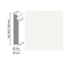 Плинтус Плинтус Dollken Cubu Flex life Hamburg Style 80 1013 (5012) - white  | FLOORDEALER