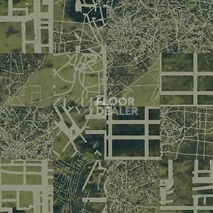 Ковровая плитка Ege Highline Cityscapes Aerial Map Green rfm 52955010 фото 1 | FLOORDEALER