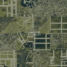 Ковровая плитка Ege Highline Cityscapes Aerial Map Green rfm 52955010 фото 1 | FLOORDEALER