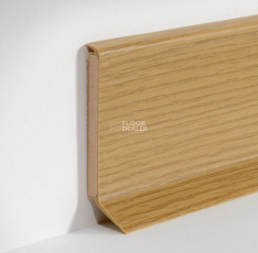 Плинтус на деревянной основе Dollken S 100 flex life top D126/2545 Дуб Светлый фото 1 | FLOORDEALER