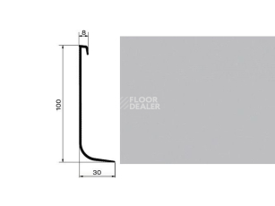 Плинтус Профиль для завода на стену Dollken Hk100 0138 фото 1 | FLOORDEALER