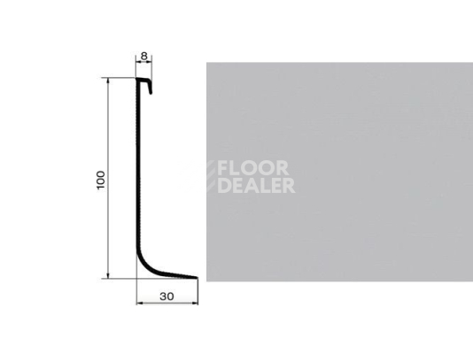 Плинтус Профиль для завода на стену Dollken Hk100 0138 фото 1 | FLOORDEALER
