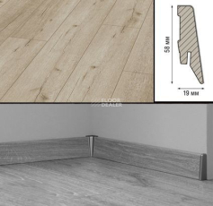 Плинтус МДФ Kronotex ламинированный D3180 Плинтус ламинированный МДФ Kronotex Дуб Рип натуральный фото 2 | FLOORDEALER