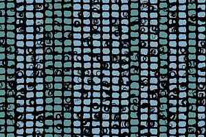 Ковролин Flotex Tibor Mosaic 980411 Mosaic Marine Stripe фото  | FLOORDEALER