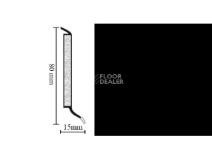 Плинтус Hsl 8 универсальный плинтус 0110 black фото 1 | FLOORDEALER