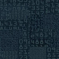 Ковровая плитка Ege Highline Contrast Square Numbers Blue rfm 52956413 фото 1 | FLOORDEALER