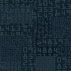 Ege Highline Contrast Square Numbers Blue rfm 52956413 фото 1 | FLOORDEALER