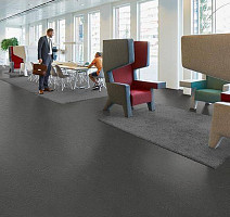 Forbo Marmoleum Solid Concrete 3725 cosmos фото 4 | FLOORDEALER