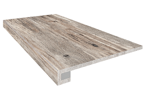 Керамогранит Brigantina Комплект 33x120 Комплект (Ступень bg 03 (33x120) непол. (прямоугол. бортик) без насечек+ Подступенок (14,5x120)) фото  | FLOORDEALER