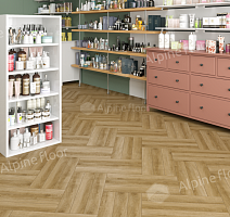 Alpine Floor Herringbone Pro 12мм lf 106-02 Дуб Эльзас фото 4 | FLOORDEALER