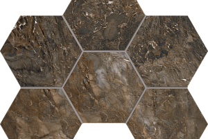 Керамогранит Bernini Мозаика 25x28.5x10 BR04 Hexagon 25x28.5 непол. фото  | FLOORDEALER