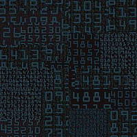 Ковровая плитка Ege Highline Contrast Square Numbers Blue rfm 52956414 фото 1 | FLOORDEALER