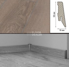 Плинтус Плинтус МДФ Kronotex ламинированный D4727 Плинтус ламинированный МДФ Kronotex Дуб горный серый фото 1 | FLOORDEALER