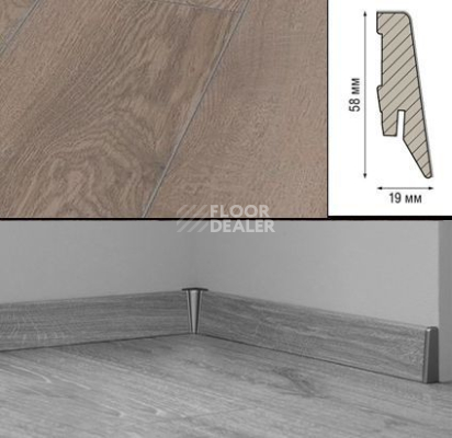 Плинтус Плинтус МДФ Kronotex ламинированный D4727 Плинтус ламинированный МДФ Kronotex Дуб горный серый фото 1 | FLOORDEALER