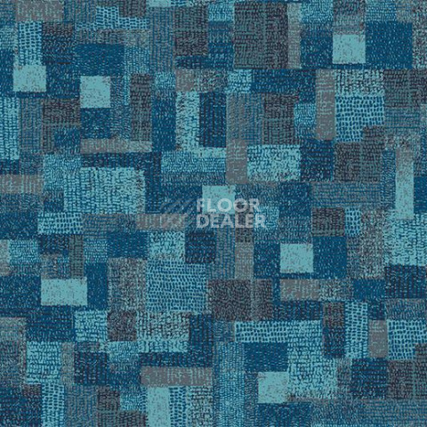 Ковролин Forbo Flotex Vision Pattern 610003 (Collage) Lagoon фото 1 | FLOORDEALER