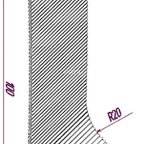 Плинтус Плинтус 10883  для завода на стену RAL 7046 фото 1 | FLOORDEALER