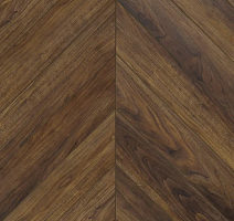 Кварцвиниловые полы My Step Aqua LVT Ёлка Шеврон Walnut Nero (Орех Неро) MSAG07 фото 1 | FLOORDEALER