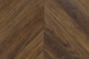 Кварцвиниловые полы My Step Aqua LVT Ёлка Шеврон Walnut Nero (Орех Неро) MSAG07 фото  | FLOORDEALER