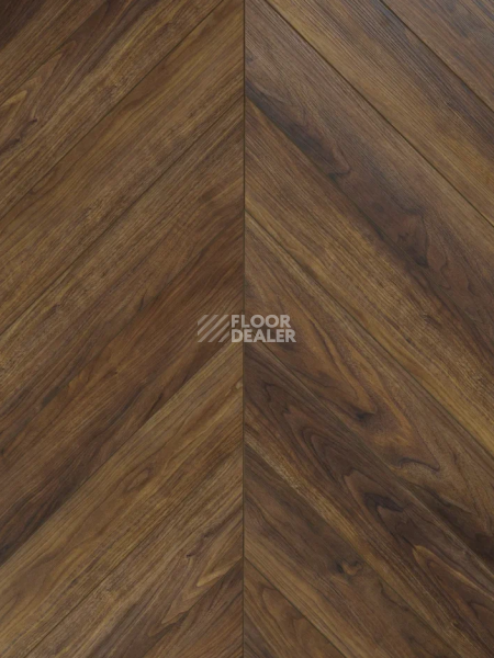 Кварцвиниловые полы My Step Aqua LVT Ёлка Шеврон Walnut Nero (Орех Неро) MSAG07 фото 1 | FLOORDEALER