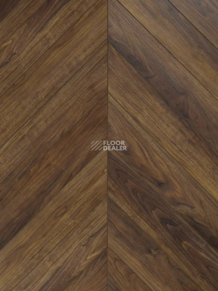 Кварцвиниловые полы My Step Aqua LVT Ёлка Шеврон Walnut Nero (Орех Неро) MSAG07 фото 1 | FLOORDEALER
