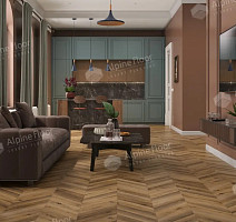 Alpine Floor Chevron Art 12мм LF109-04 Дуб Эльбрус фото 5 | FLOORDEALER
