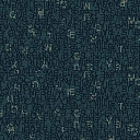 Ковровая плитка Ege Highline Contrast Lettering Blue rfm 52956453  | FLOORDEALER