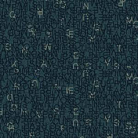 Ковровая плитка Ege Highline Contrast Lettering Blue rfm 52956453 фото 1 | FLOORDEALER