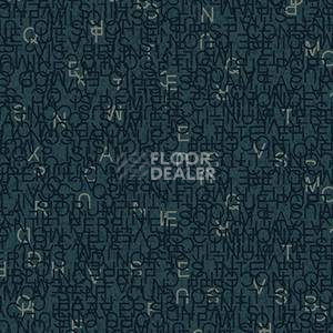 Ковровая плитка Ege Highline Contrast Lettering Blue rfm 52956453 фото 1 | FLOORDEALER