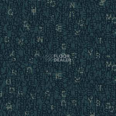 Ковровая плитка Ege Highline Contrast Lettering Blue rfm 52956453 фото 1 | FLOORDEALER