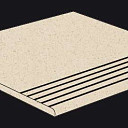 Керамогранит ColiseumGres Project Гипс ступень / Gesso step  | FLOORDEALER