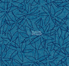 Ковролин Flotex Vision Floral 500009 (Field) Lagoon фото 1 | FLOORDEALER