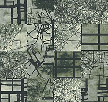 Ковровая плитка Ege Highline Cityscapes Aerial Map Grey rfm 52205019 фото 1 | FLOORDEALER