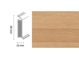 Плинтус Dollken EP 60/13 2333 фото 1 | FLOORDEALER