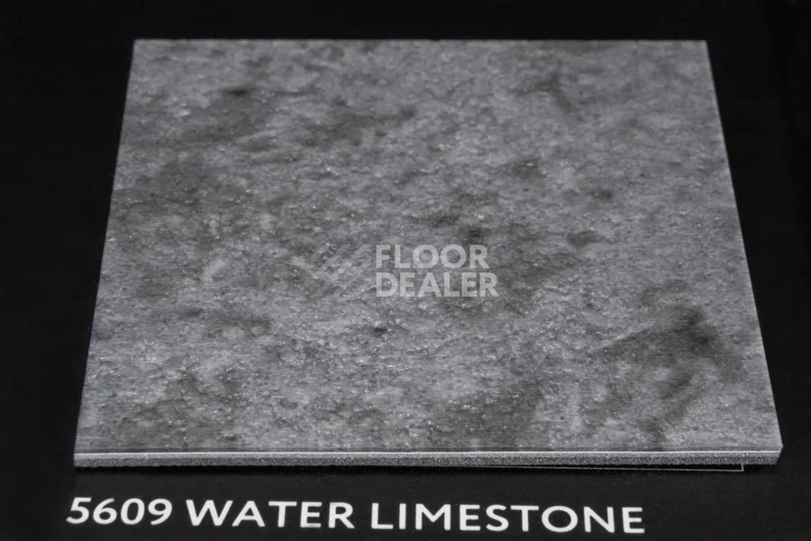 Виниловая плитка ПВХ Vertigo Trend / Stone & Design 5609 WATER LIMESTONE DARK GREY 457.2 мм X 457.2 мм фото 2 | FLOORDEALER